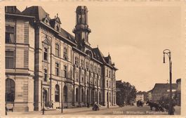 Winterthur, Postgebäude, Pferdekutschen, gelaufen um 1915