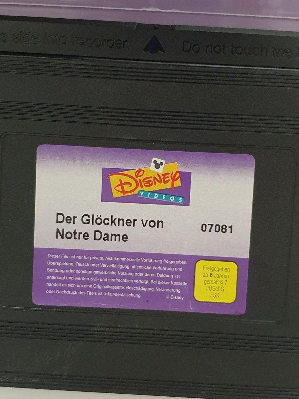 Alle VHS: Der Glöckner von Notre Dame VHS Disney – Gebraucht aus Oberdorf BL von BaldenEagle 2