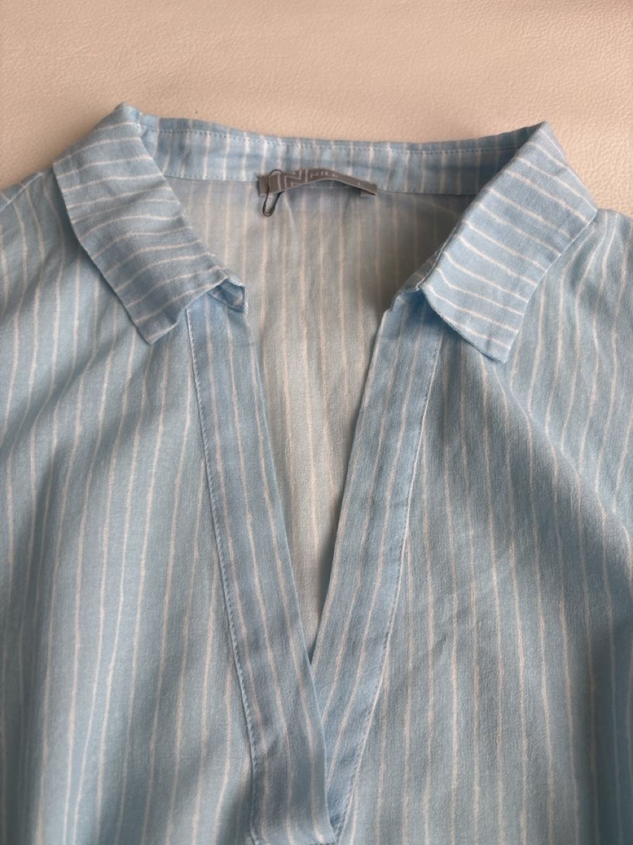 Nile Camicette:  NILE  Bluse gestreift blau gr.L – Nuovo (secondo la descrizione) da langenthal venduto da rundholz7 5