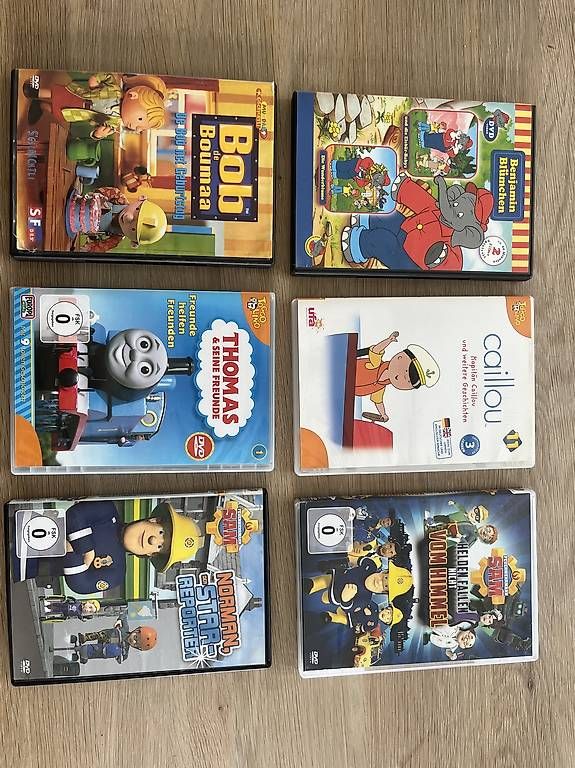 Tutti i DVDs: Kinder DVD, Feuerwehrmann Sam, Bob, etc. – Usato da Leissigen venduto da soulkiter
