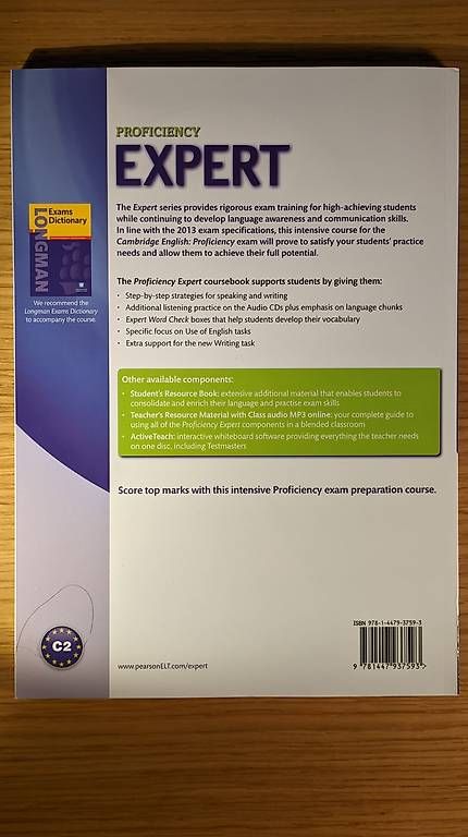 Bücher: Pearson C2 Proficiency Expert Students Resource & Coursebook – Neu und originalverpackt aus Ballwil von bom_ar 3