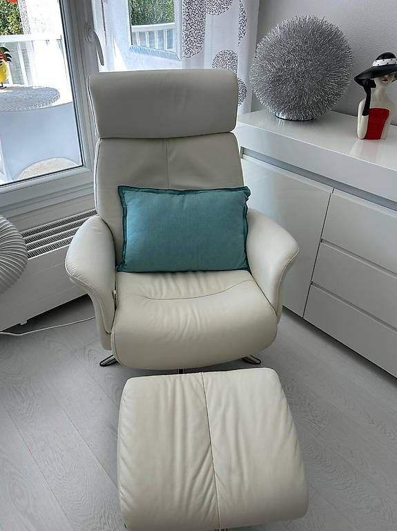 Sessel: Fauteuil relaxe en cuir - parfait état – Gebraucht aus Romanel-s-Lausanne von liliti2001 1