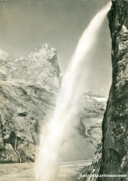 Cartoline postali: Maderanertal - Wasserfall SAC Stempel +  c1955 – Usato da Emmenbrücke venduto da teestube