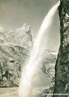 Maderanertal - Wasserfall SAC Stempel +  c1955
