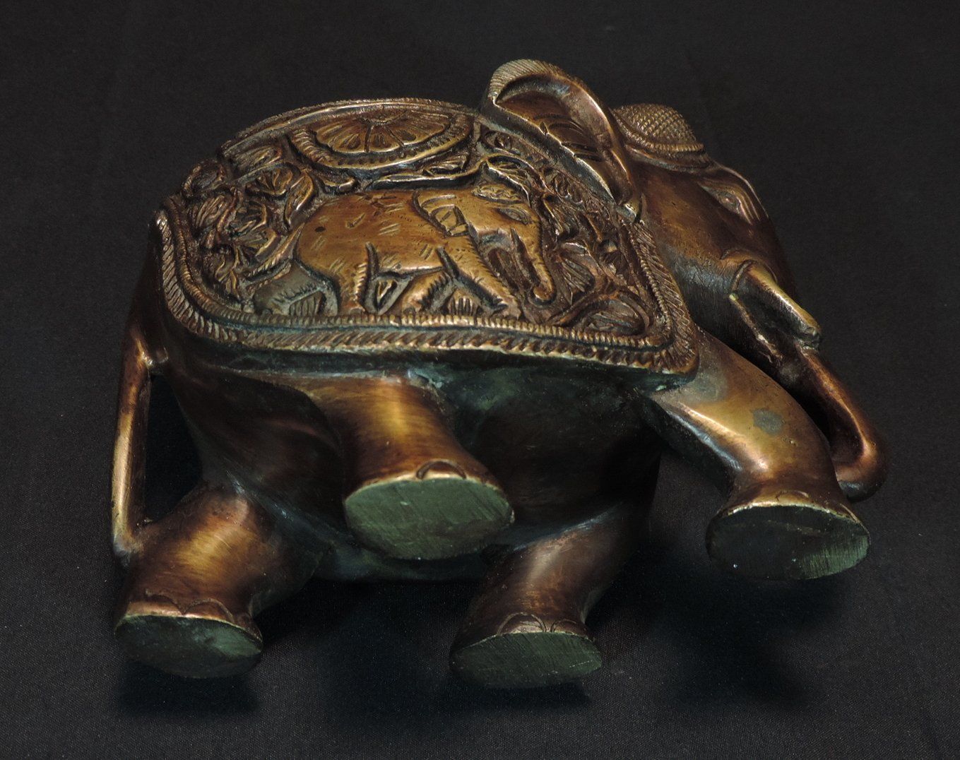 Figuren: massiver, indischer Messing Elefant – Gebraucht aus Duggingen von roterbambus 5