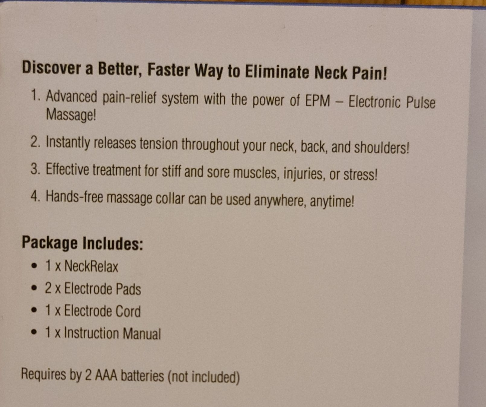 Dispositivi per massaggi: NeckRelax Nackenmassagegerät – Nuovo (secondo la descrizione) da Galgenen venduto da BiancaLinda 2