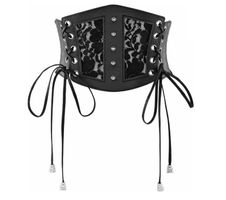Breiter Bund Gothic für Frauen Ceinture large élastique