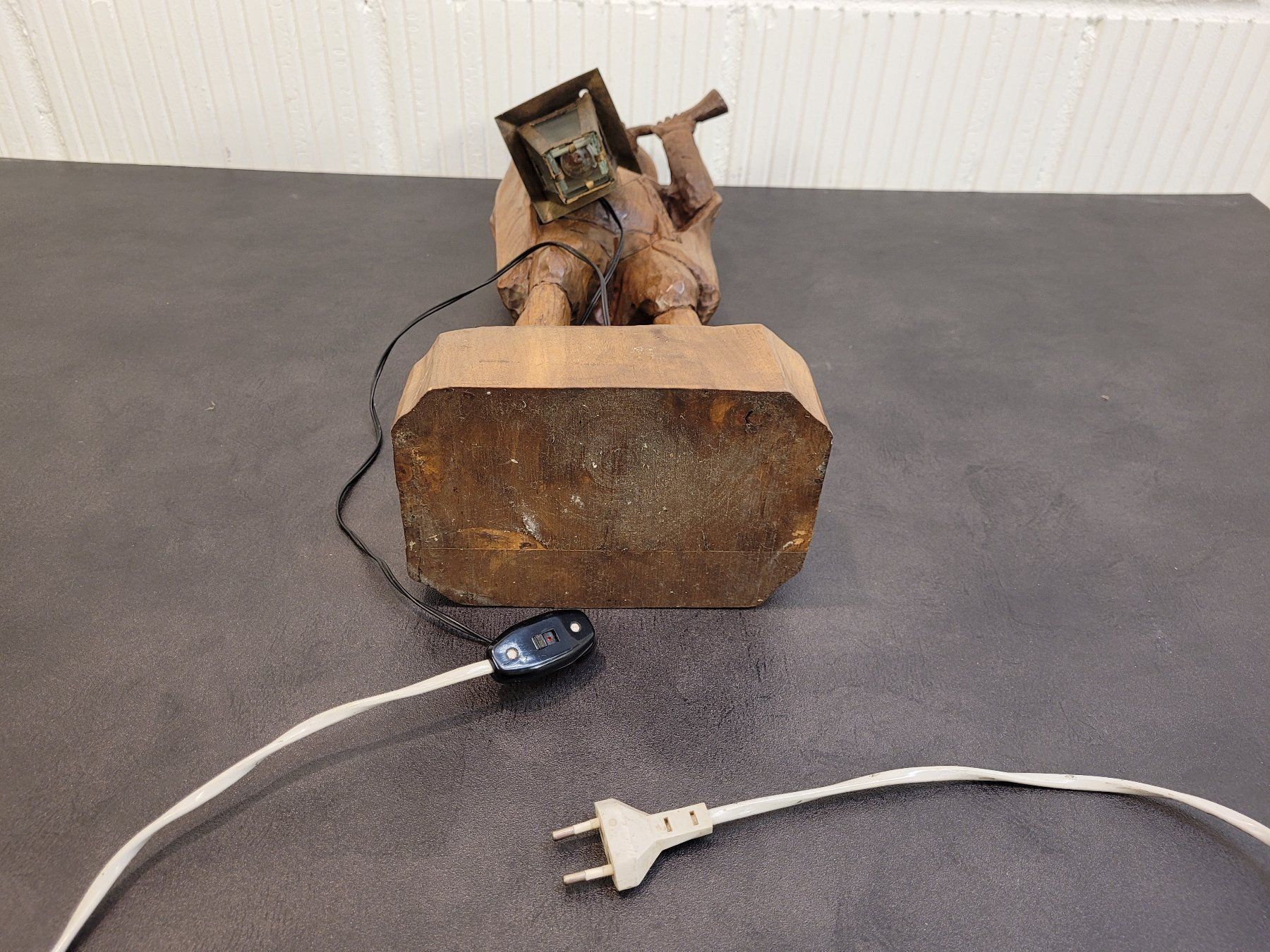 Lampade: Germany Lamp, Nachtwächter Holzfigur geschnitzt mit Lampe – Usato da Nottwil venduto da Wondewa-Shop 7