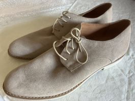 Scarpe uomo, Roberto Santi, scamosciate beige taglia 42 nuov