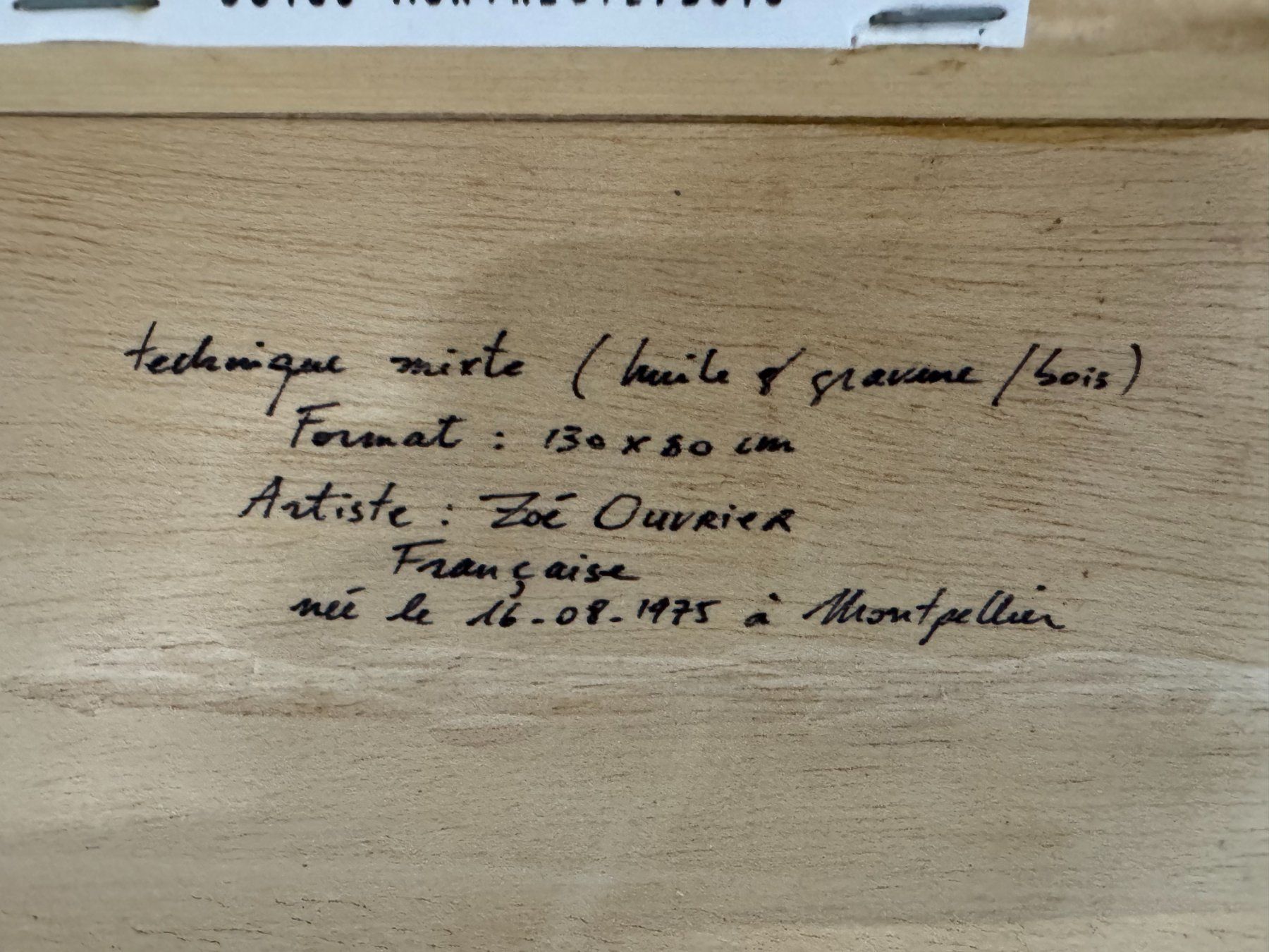 Dipinti: Original Painting by OUVRIER Zoé – Usato da Gsteig b. Gstaad venduto da Auctionly 2