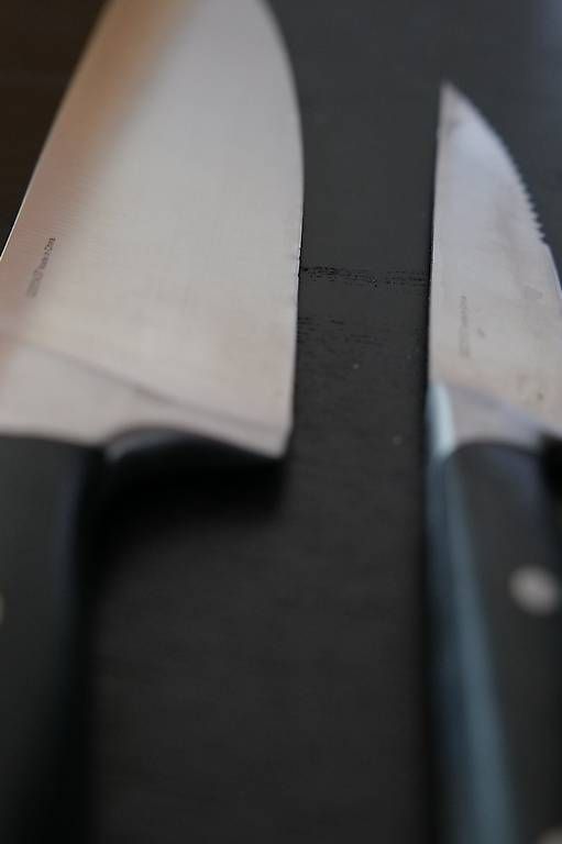 Coltelli: Messerblock mit 6 Messer – Usato da Arisdorf venduto da G.Friderich 2
