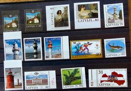 LATVIJA LETTLAND LETTONIE timbres ** 1981-2008