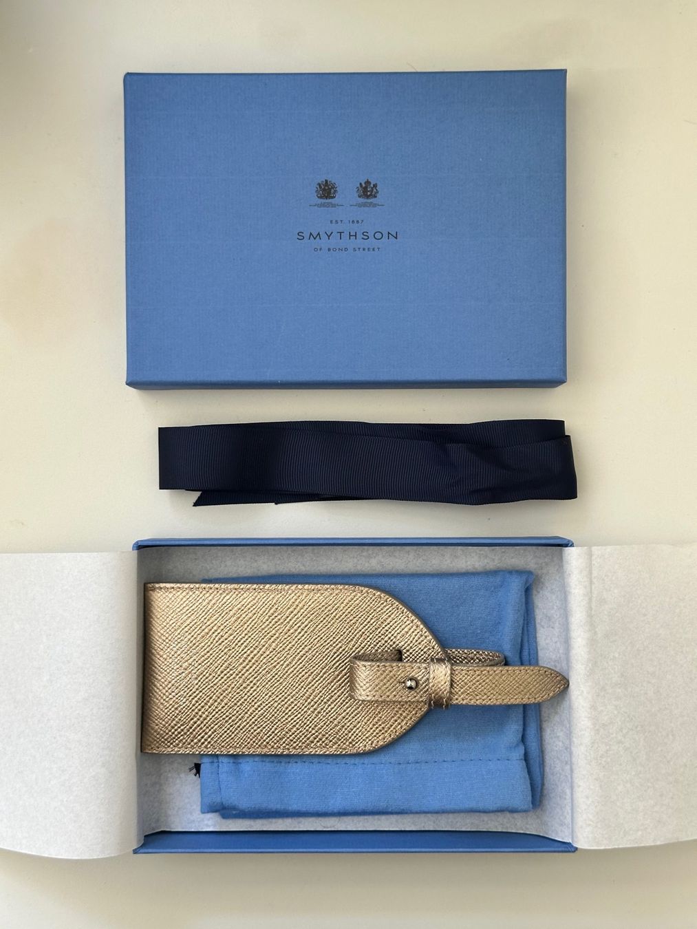 Portachiavi: SMYTHSON, Leder Kofferanhänger, NEU – Nuovo e nell'imballaggio originale da Zürich venduto da gom_wl8d 2