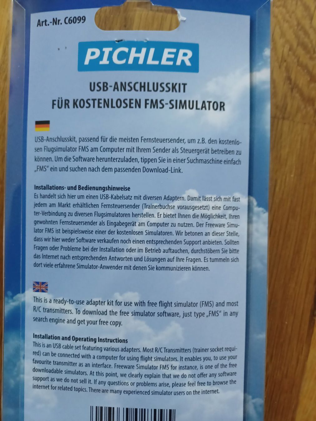 Fernsteuerungen: WFLY WFT07 Sender mit USB Anschlusskit für PC – Gebraucht aus Daellikon von Ebuffi 5