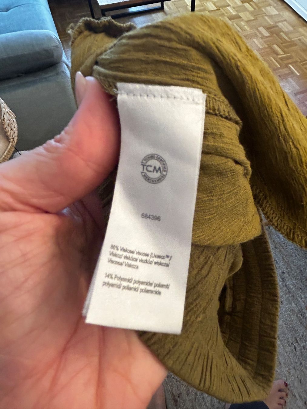 Tchibo Pantaloni: Tchibo Stoff-Hose: Gr. 40, khaki – Usato da Basel venduto da Interstellar85 5