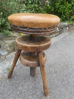 Toller alter Dreh Hocker Handwerker Holz Deko Nostalgie