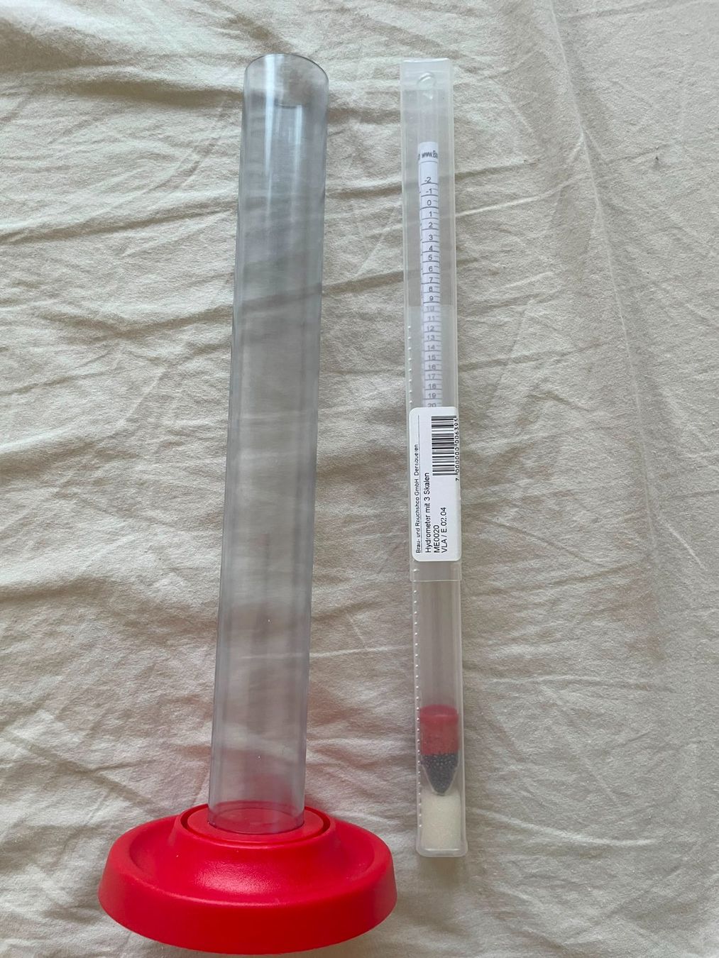 Misurare: Hydrometer / Spindel mit 3 Skalen + Messzylinder – Usato da Altstätten SG venduto da jan_8rpv
