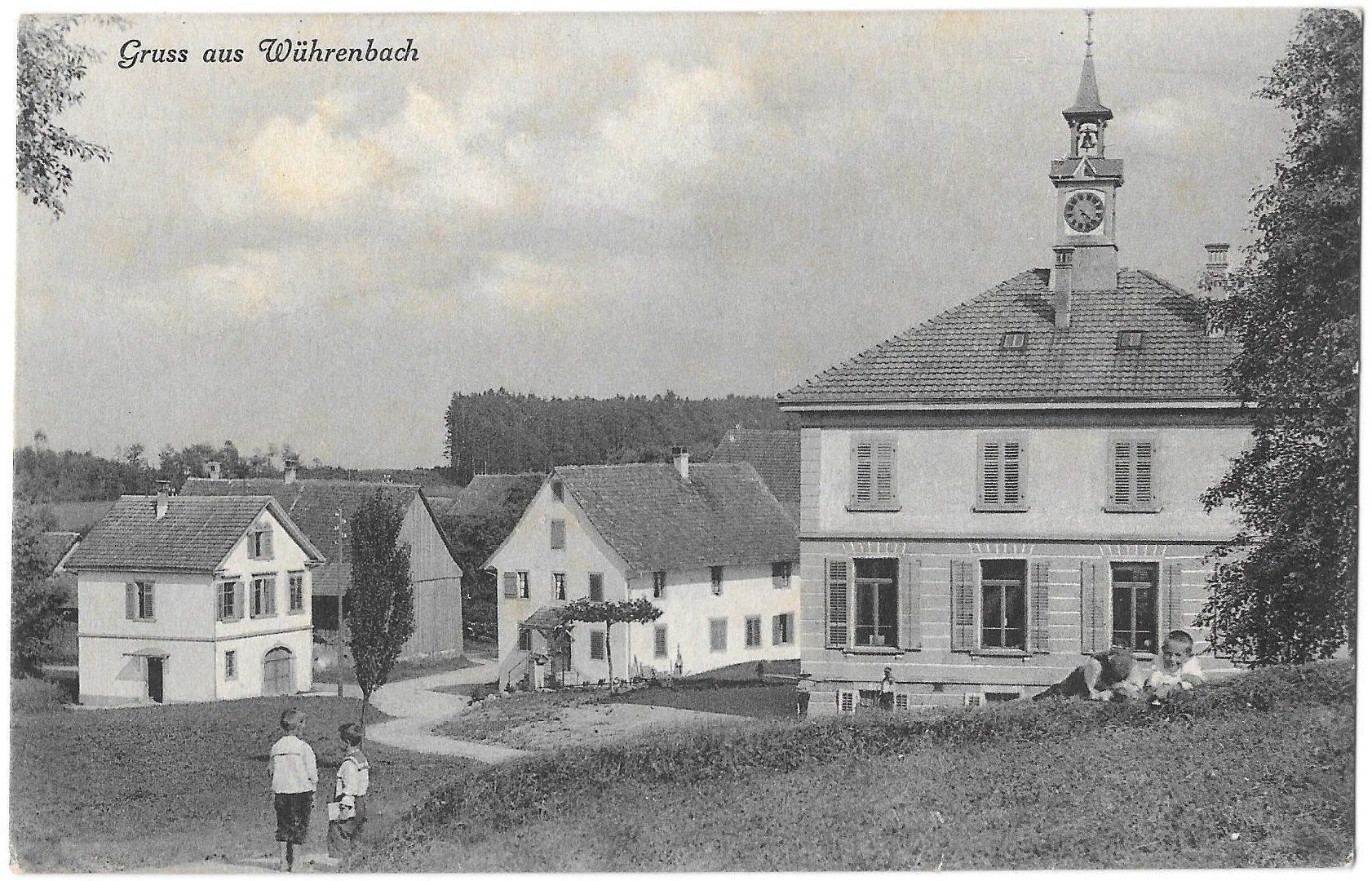 Cartoline postali: Wührenbach Teilansicht – Usato da Olten venduto da clotaldi