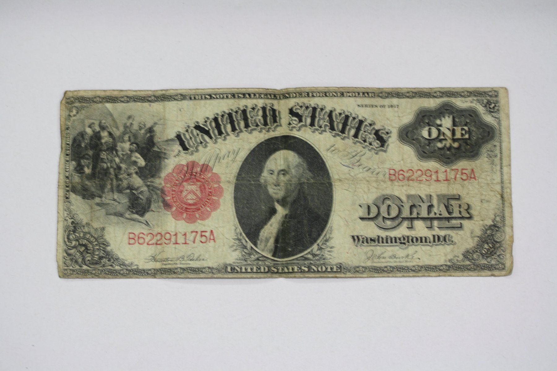 Banconote: Banknote USA 1 Dollar 1917 – Usato da Chur venduto da Invinoveritas