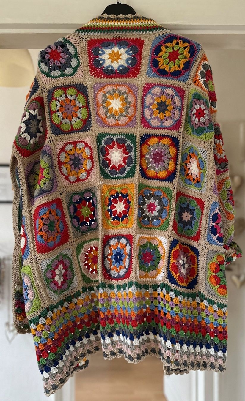 Jacken: VESTE GRANNY STYLE HANDMADE! M PIÈCE UNIQUE! – Neu und originalverpackt aus Locarno von NicoNion 5
