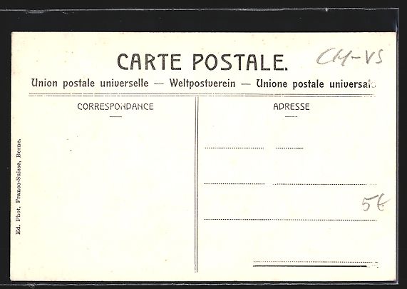 Cartoline postali: AK Chandolin, Vue generale – Usato da Berlin venduto da bartko-reher 1