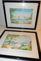 Neue Fundschätze - Kunst Aquarell 2 x signiert  Bild