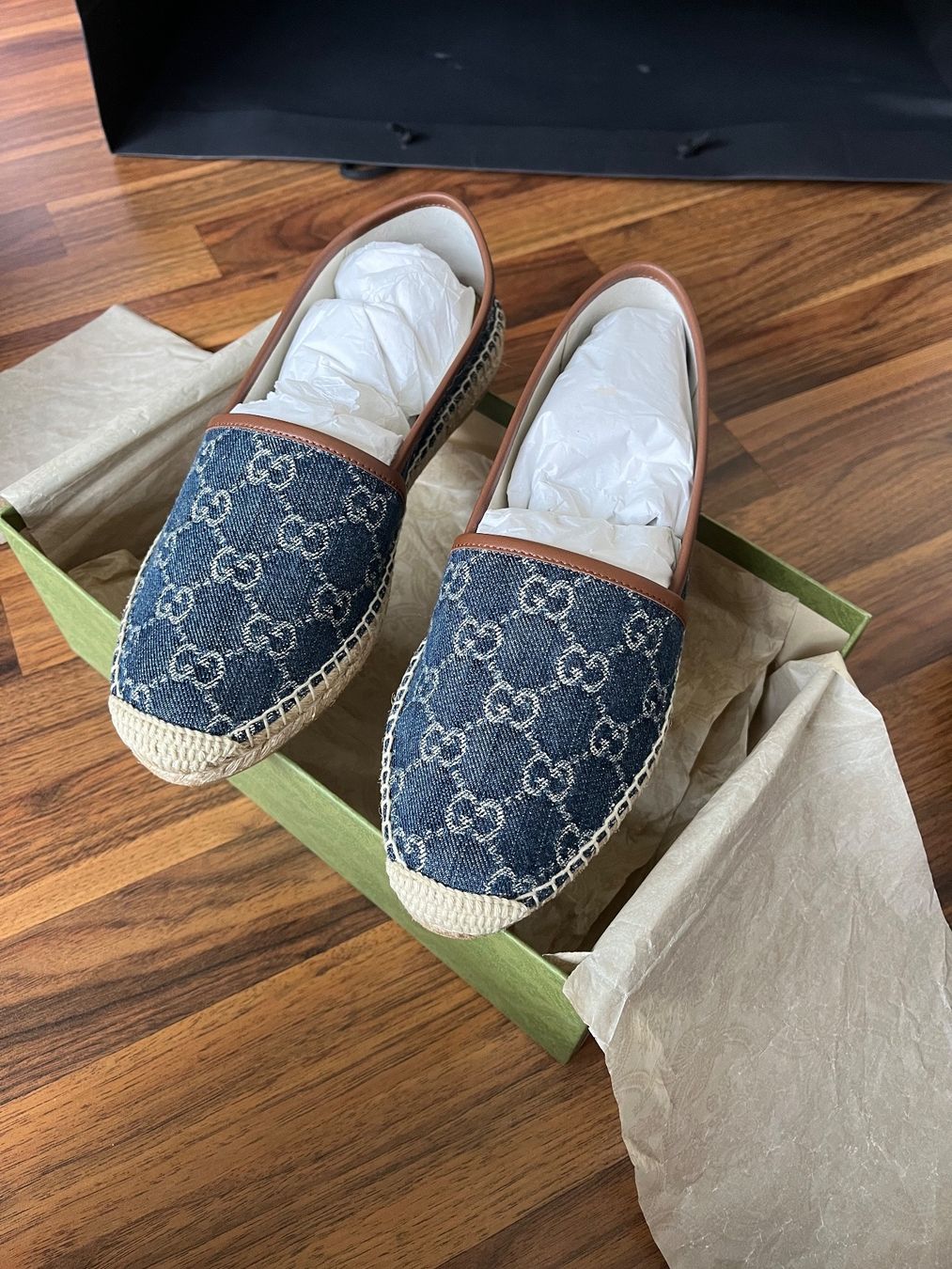 Gucci Scarpe da donna: GUCCI Denim Espadrilles - NEU – Nuovo e nell'imballaggio originale da Uitikon Waldegg venduto da lux4you