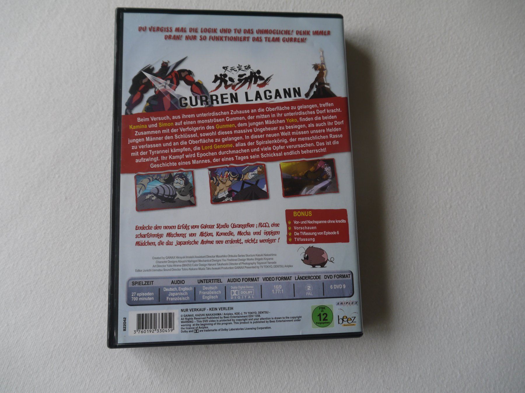 Alle DVDs: GURREN LAGANN - Complete Collection - ANIME LEGENDS – Gebraucht aus Hagendorn von Blaf 3