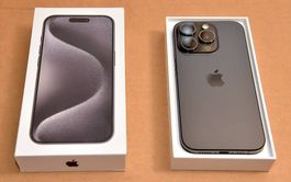 iPhone 15 Pro Black 512GB guter Zustand - OVP, Hülle, Glas