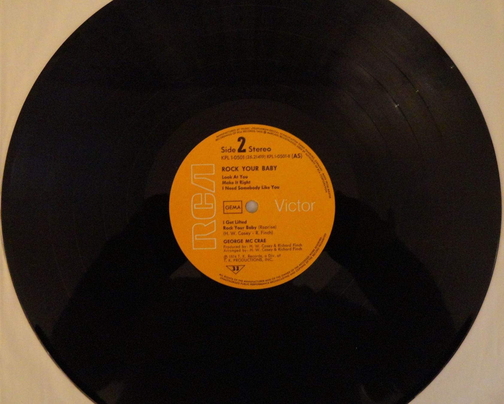 Schallplatten: GEORGE MC CRAE - Rock your Baby – Gebraucht aus Neftenbach von Verk13 3