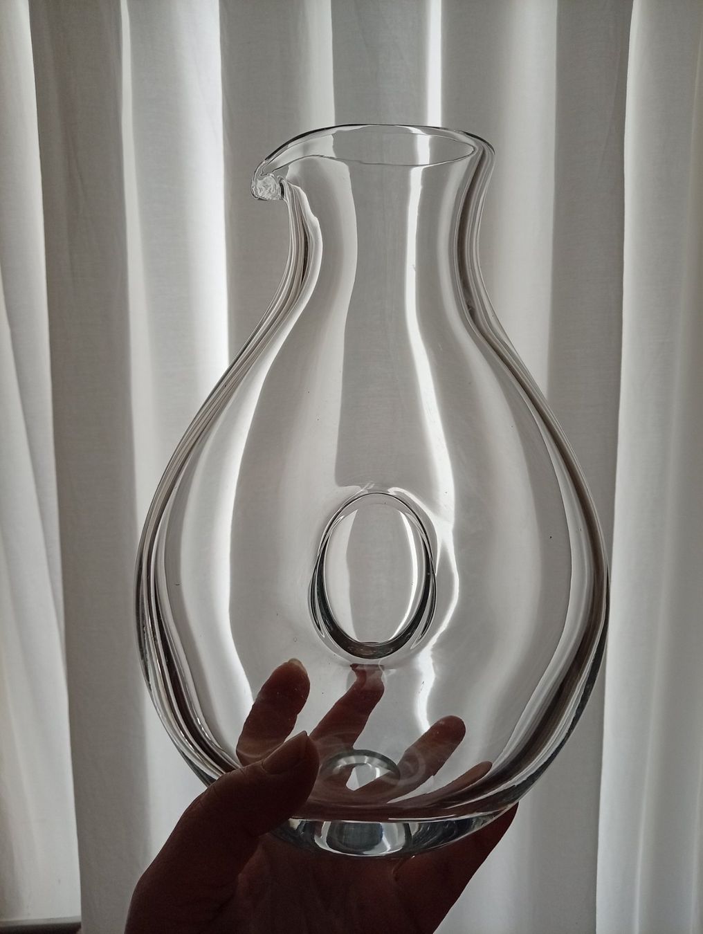 Caraffe: Wein Glas Karaffe, schwer, neuwertig – Usato da Luzern venduto da GoSecond