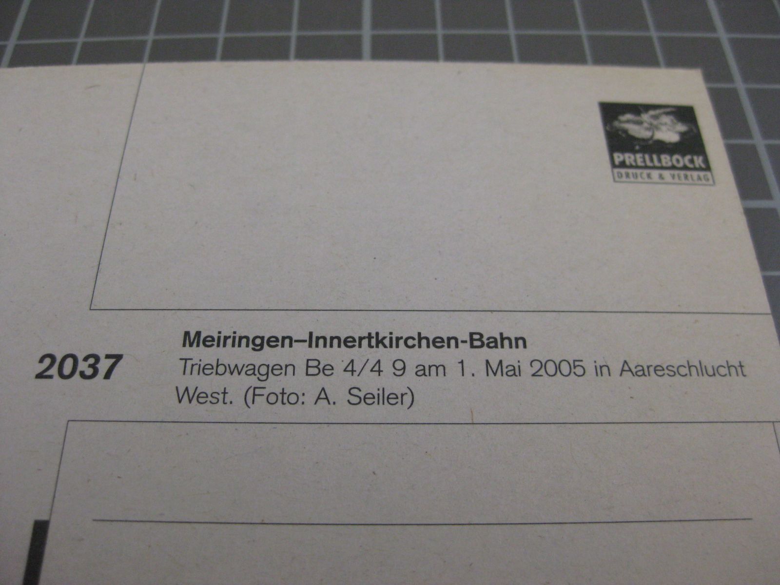 Cartoline postali: AK Aareschlucht West mit Zug – Nuovo (secondo la descrizione) da Malters venduto da Marosko 2