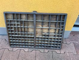 ORIGINAL-Setzkasten aus alter Druckerei (KEINE Nachahmung!)