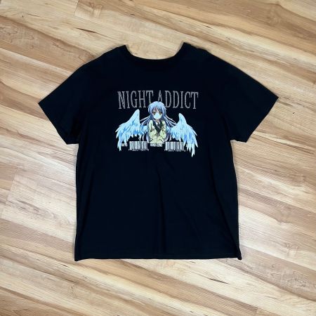 Night Addict T-Shirt Vintage Manga Print