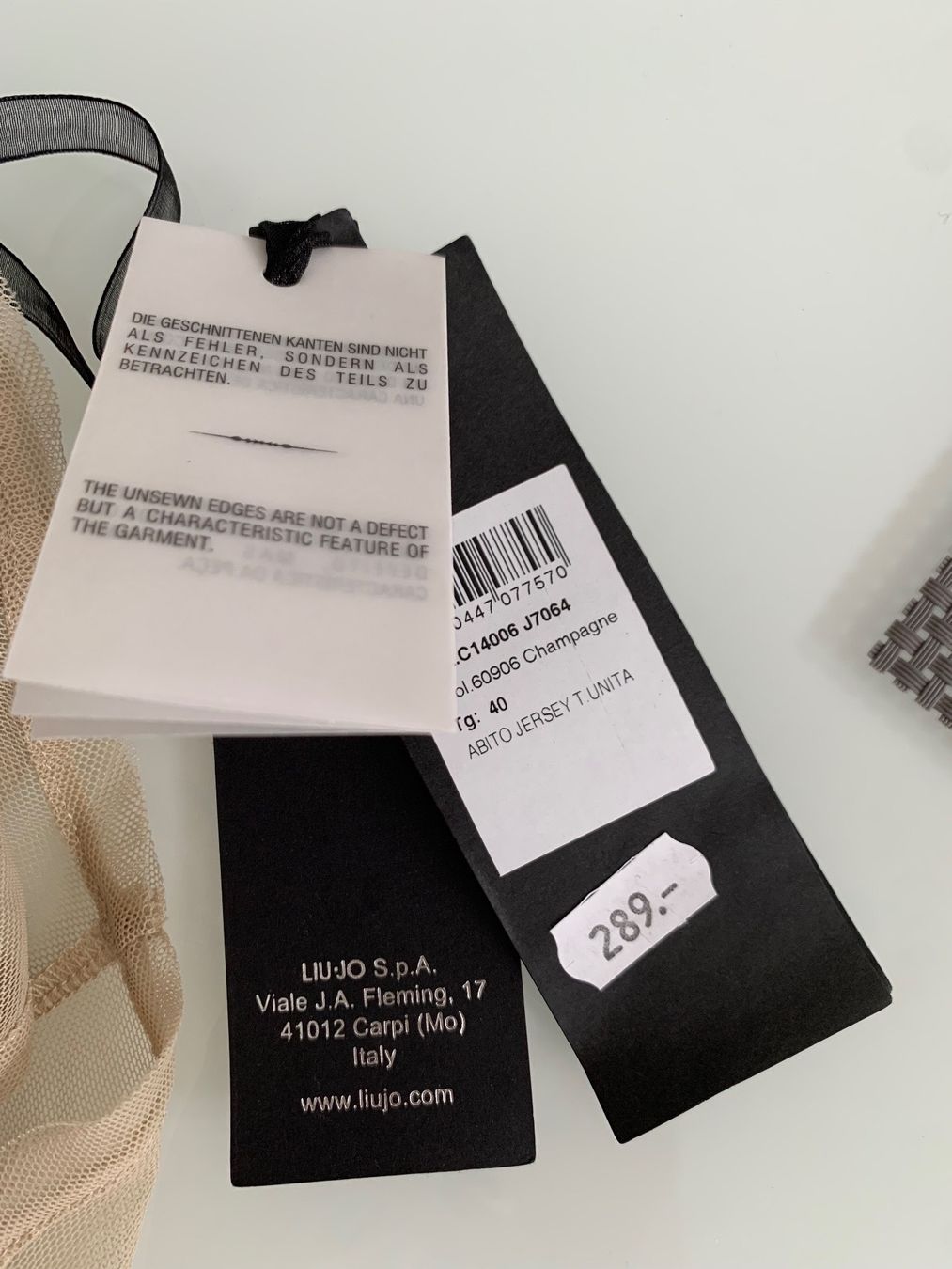Liu Jo Vestiti: Kleid NP 289 Fr – Nuovo e nell'imballaggio originale da Füllinsdorf venduto da Bambu2007 6