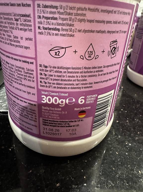 More Nutrition Aliments & Spécialités: More Nutrition Protein Sahne – Neuf avec emballage d'origine à Altendorf par Nordseekind 1