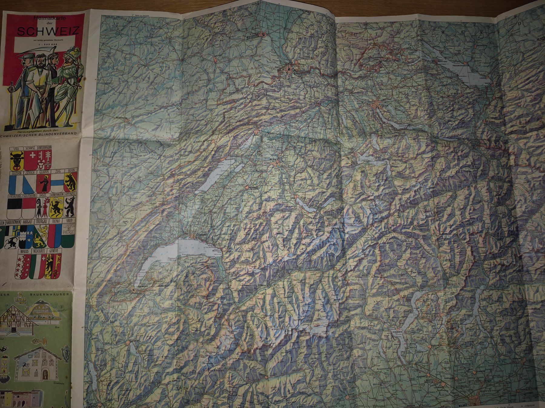 Landkarten & Atlanten: Heimatkarte der Schweiz – Gebraucht aus Buttikon SZ von sefa02 1