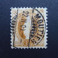 1903 Nr. 72Da Vollstempel von MOUTIER