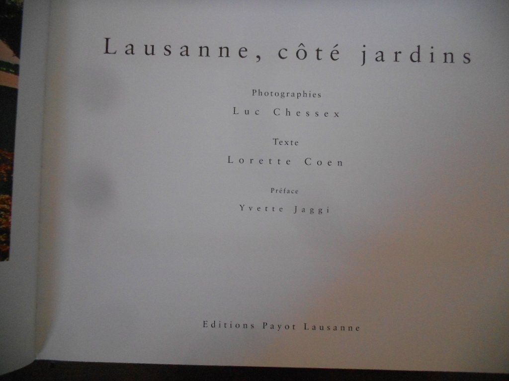 Libri: Lausanne côté jardin – Usato da Bex venduto da Giorgiob 7