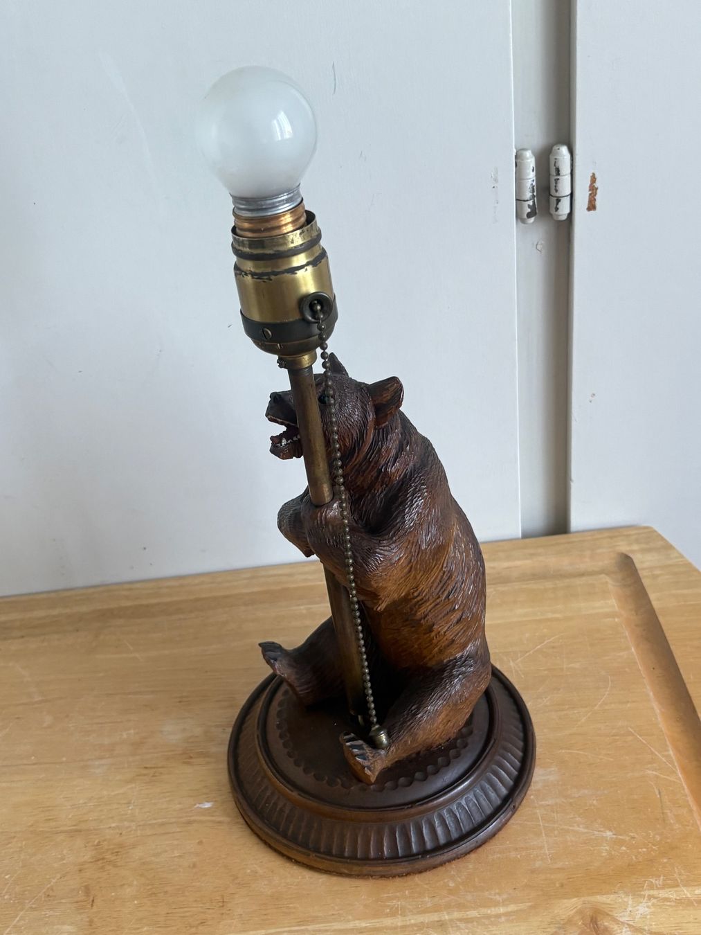 Lampade: Holz-Bärenlampe, vintage, Brienzer Bär – Nuovo (secondo la descrizione) da Frick venduto da Rukki 4