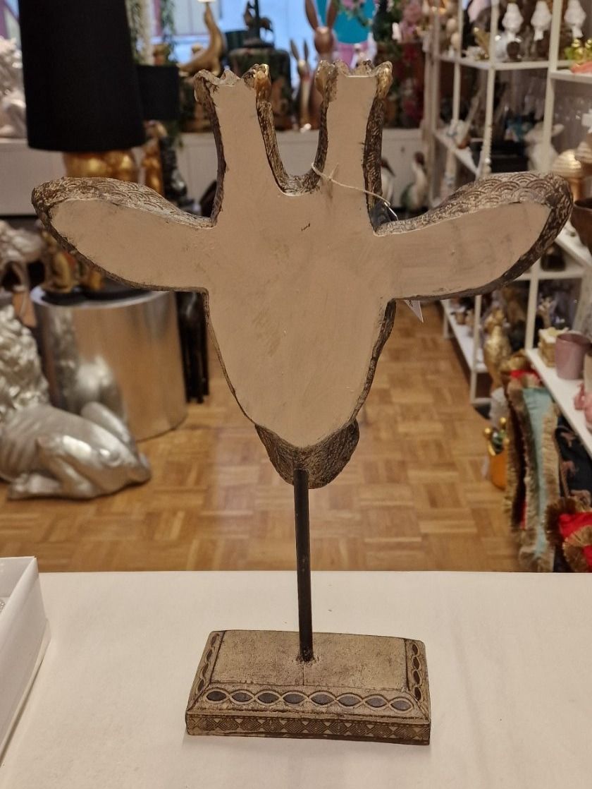 Statuette: Büste Giraffe – Nuovo e nell'imballaggio originale da Schaffhausen venduto da AtelierPudesco 2