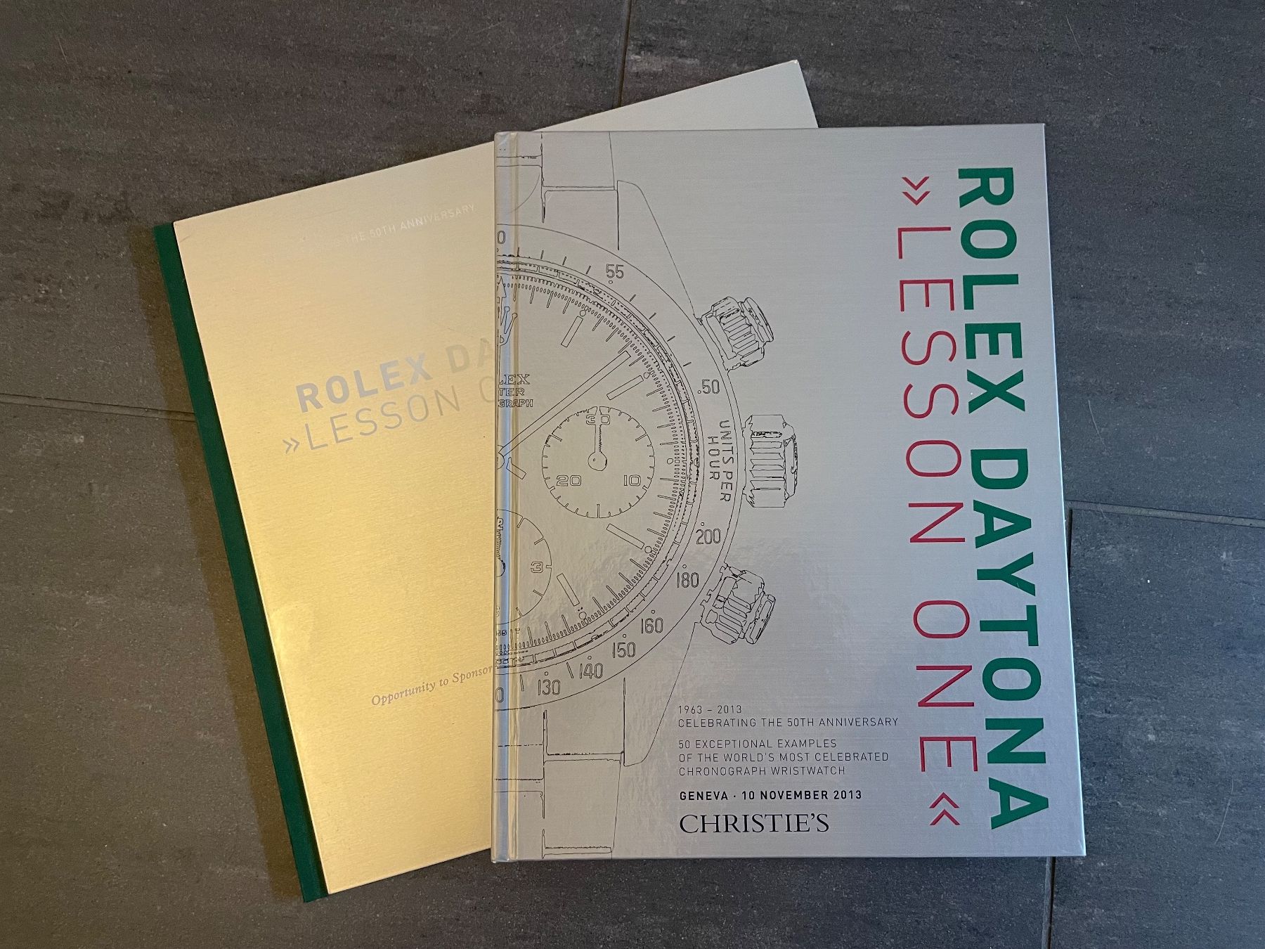 Libri: Rolex Daytona Lesson One Christie's - 2013 – Usato da Arbon venduto da Kharkiv