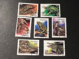Tanzania 1993 Echsen Serie gest. Luxus (E1048)
