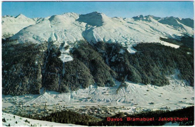 Cartoline postali: Davos - Jakobshorn – Usato da Binningen venduto da Mountainrider