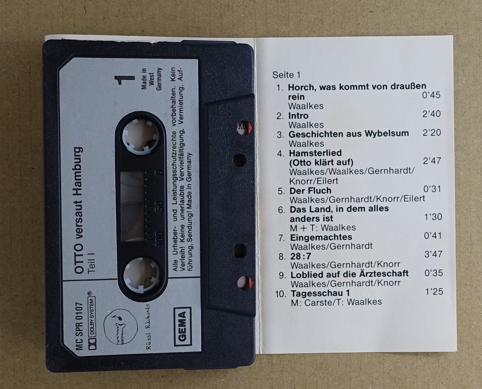 Musicassette: Otto - Versaut Hamburg - (Comedy) – Usato da Sessa venduto da discoverymedia 1