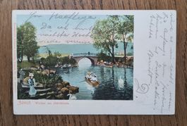 Zürich Weiher am Zürichhorn 1903