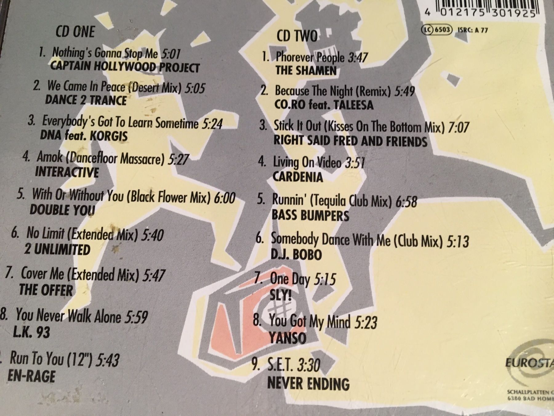 CD: Dance unlimitet – Usato da Arth venduto da Vrecam51 1