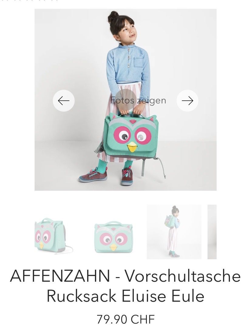Borse & Zaini: Rucksack Vicki von Affenzahn – Usato da Fenkrieden venduto da Rdaphne 1