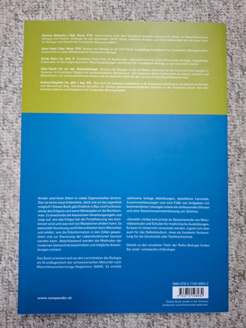 Bücher: Genetik Compendio – Neu (gemäss Beschreibung) aus Andwil SG von marke3 1