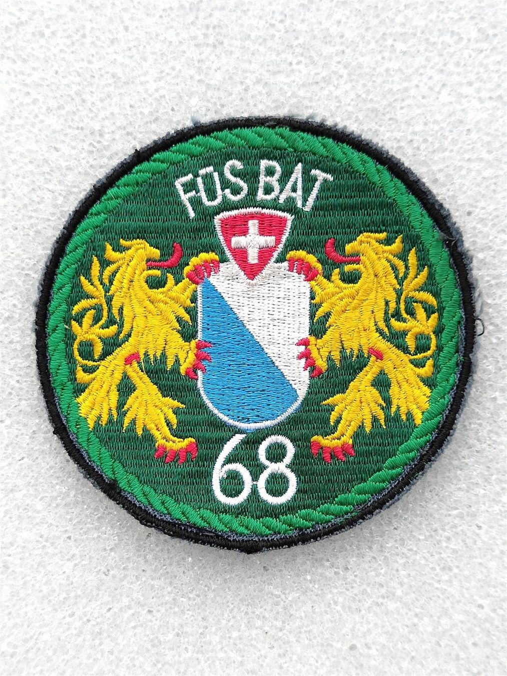 Placchette & Badge: Verbandsabzeichen FÜS BAT 68 Kompanie 1 – Usato da Bauma venduto da SwissMilitaria